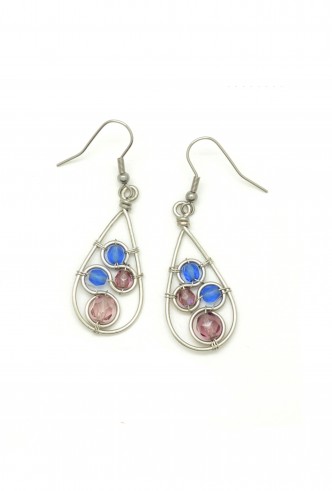 Crystal Teardrops Earrings